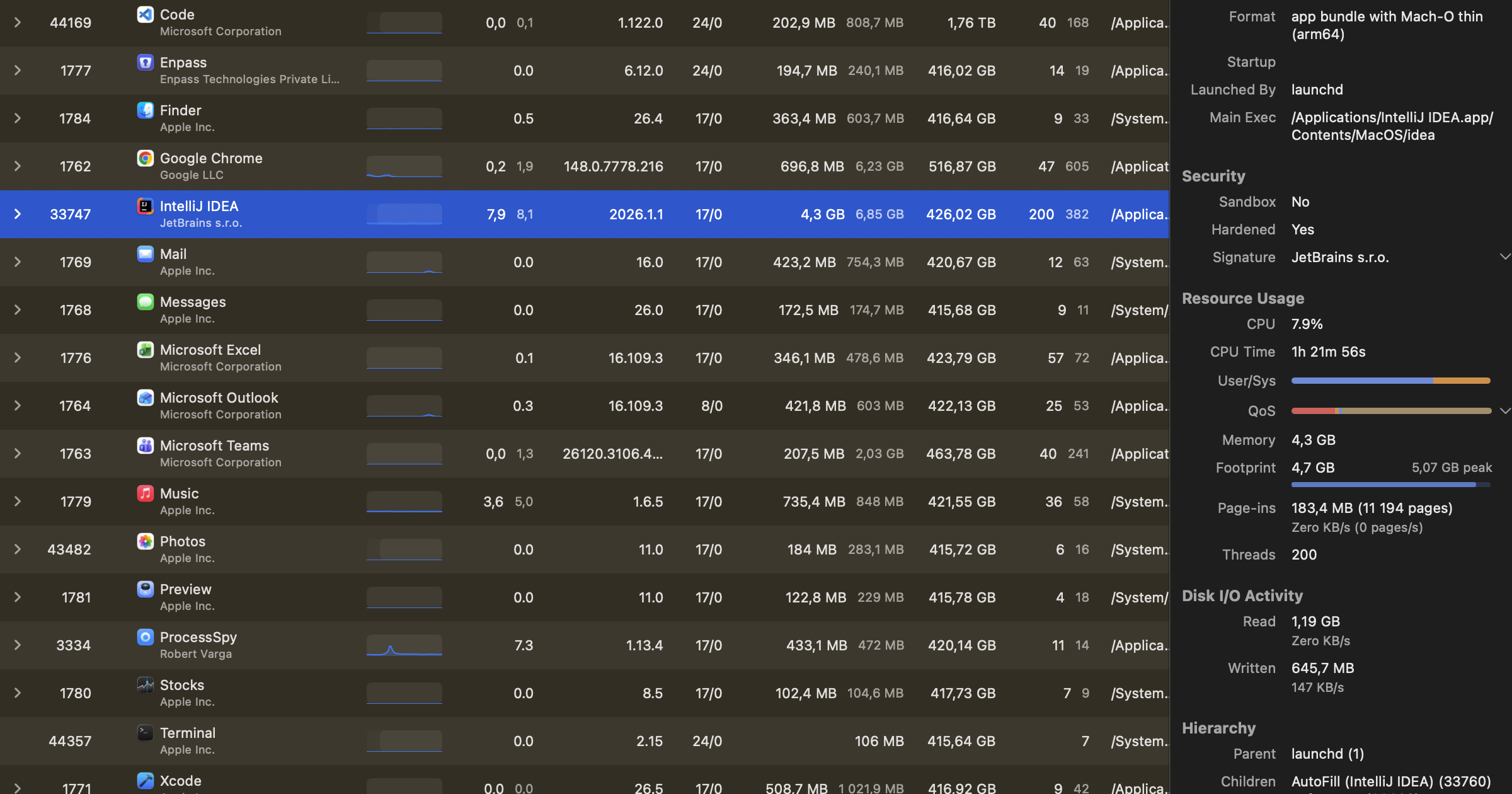 ProcessSpy product screenshot